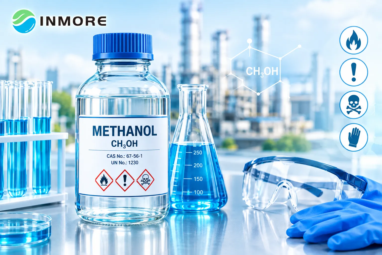 Methanol là gì? Tính chất, ứng dụng và lưu ý khi sử dụng Methanol công nghiệp